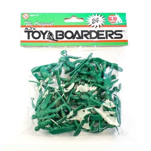 Toy Boarders Snowboarders Green