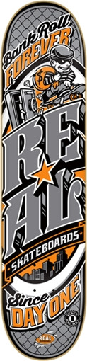 REAL LOTTOREAL BANKROLL MD SKATEBOARD DECK -8.06
