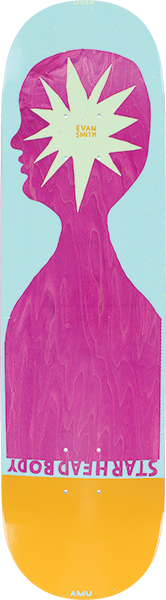 Uma Starhead Body Evan Smith Skateboard Deck Blue 8.25