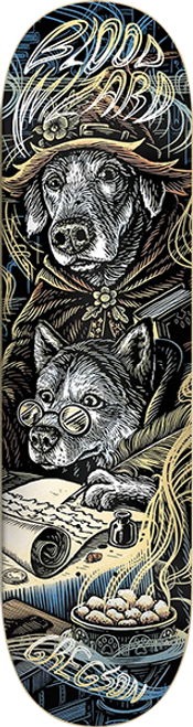BLOOD WIZARD GREGSON CONJURING DOGS SKATE DECK-8.5