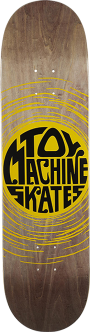 TOY MACHINE SKATES SKATE DECK-8.25 YELLOW