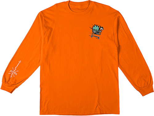 SPITFIRE GNARHUNTERS SPITFIRE CART LONGSLEEVE SMALL ORANGE