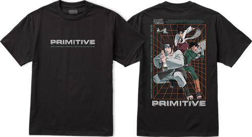 PRIMITIVE TEAM GUY SS TSHIRT LARGE  BLACK