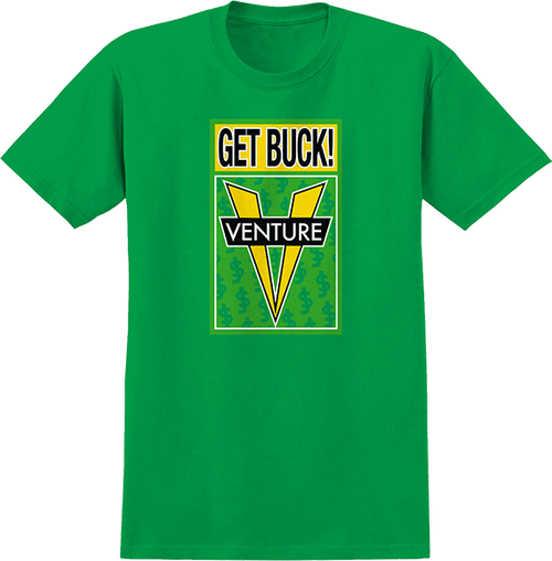 VENTURE SHAKE JUNT AWAKE SS TSHIRT MEDIUM IRISH GRN