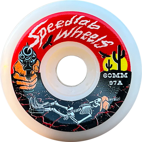 SPEEDLAB OUTLAW 60MM 97A WHT WHEELS SET