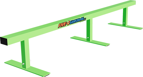 RAMPTECH 5-0 GRIND RAIL - SQUARE TUBE 79"L GREEN