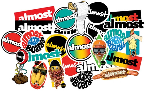 ALMOST STICKY-ICKY 25/PK DECALS assorted