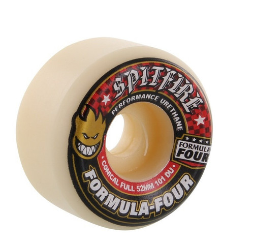 スケートボード Spitfire Formula Four Conical 52mm 101Du Spitfire Formula Four Conical Full 101DU Skateboard Wheels