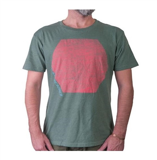 Loaded Hexagon T Shirt Green