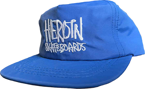 HEROIN SCRIPT NYLON HAT ADJ-BLUE