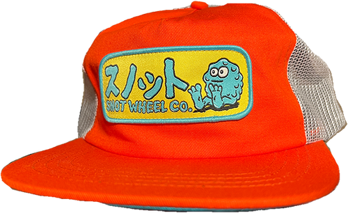 SNOT JAPANESE CLASSIC TRUCKER HAT ORANGE