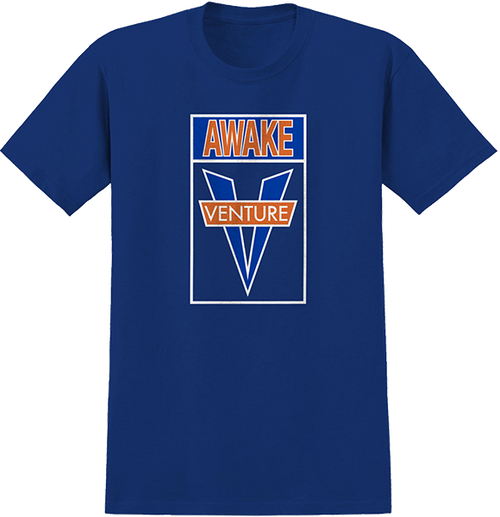 VENTURE AWAKE SS TSHIRT XLARGE ROYAL/WHT/ORG/BLU