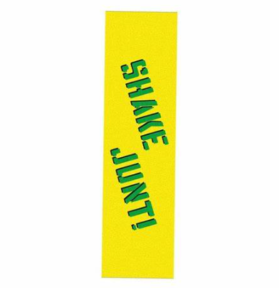Shake Junt Stipes Grip Tape Black Green Yellow 9x33
