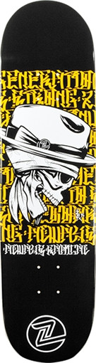Z-FLEX SCRIPT SKATEBOARD DECK-8.25 YELLOW sale