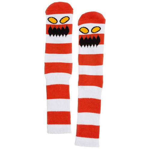 Toy Machine Monster Stripe Socks Red OneSize