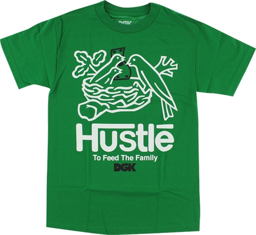 DGK HUSTLE SS Tshirt XLARGE KELLY GREEN