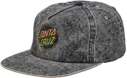 Santa Cruz Contra Dot Hat Black Acid Snapback