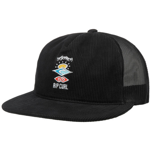 RipCurl Search Logo Cord Hat Black Snapback