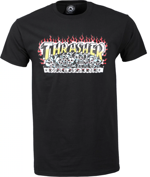 Thrasher Krak Skull SS Tshirt Black