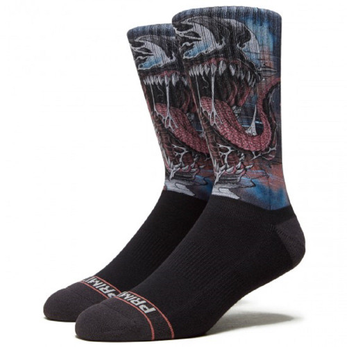 Primitive Marvel Venom Socks Black Onesize