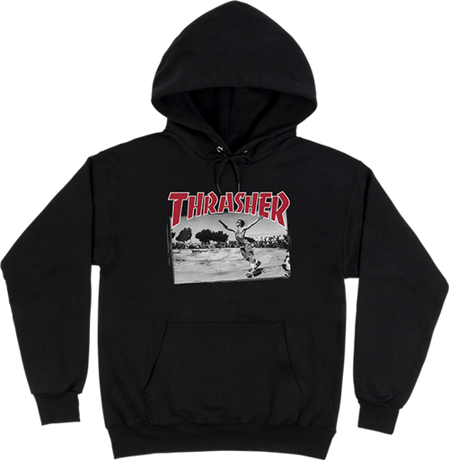 THRASHER JAKE DISH HOODIE SWEATSHIRT MEDIUMEDIUM BLACK