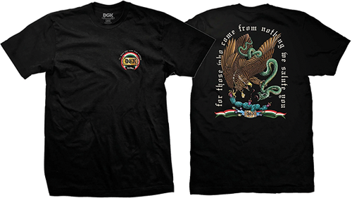 DGK GUERRERO SS TSHIRT SMALL BLACK