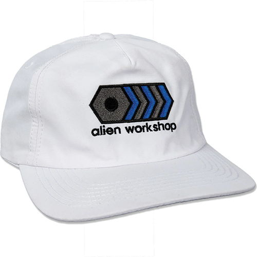 ALIEN WORKSHOP BOLTS HAT ADJ-WHITE
