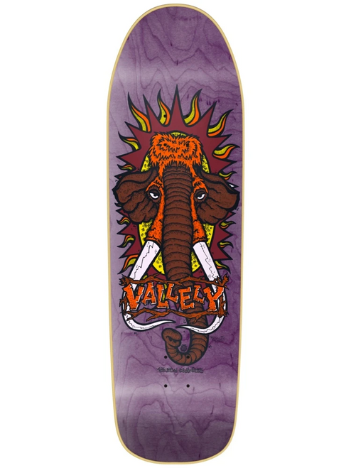 New Deal Vallely Mammoth Skate Deck Purple 9.5