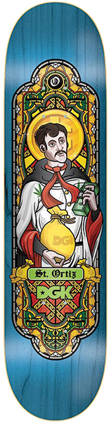 DGK ORTIZ GHETTO DISCIPLES SKATEBOARD DECK-8.0