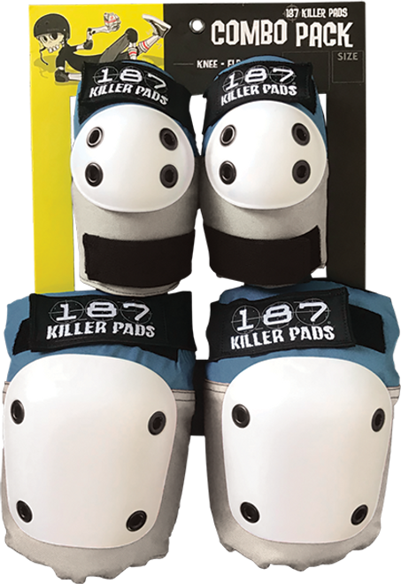 187 COMBO PACK KNEE/ELBOW PAD SET S/MEDIUM STONE/KHAKI