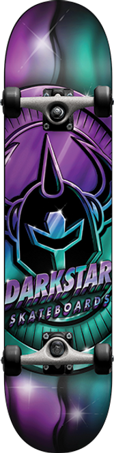 DARKSTAR ANODIZE SKATEBOARD COMPLETE 8.0 AQUA/PUR fp