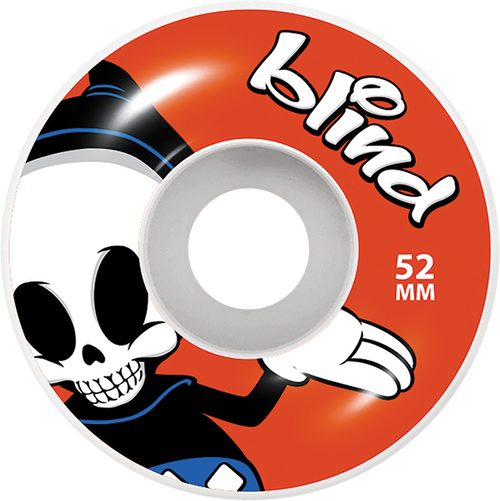 BLIND REAPER CHARACTER 52mm WHT/RED WHEELS SET
