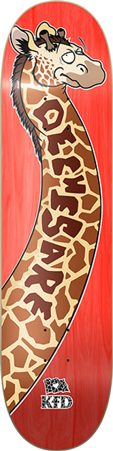 KFD DECHESARE LONGNECK SKATE DECK-8.0