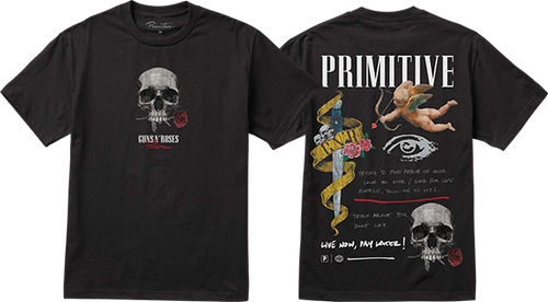 PRIMITIVE GN'R DON'T CRY SS TSHIRT XLARGE BLK