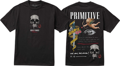 PRIMITIVE GN'R DON'T CRY SS TSHIRT LARGE-BLK