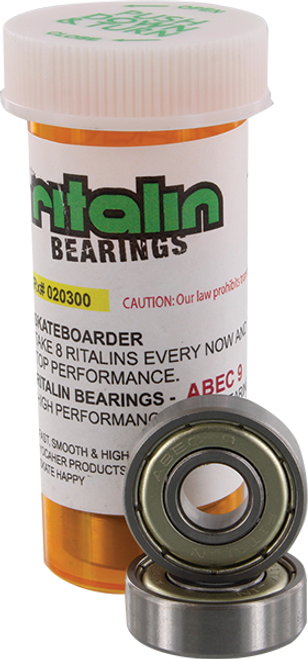 RITALIN ABEC-9 CHROME BEARINGS