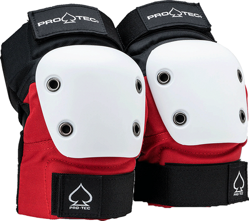 PROTEC STREET ELBOW SMALL RED/WHT/BLK