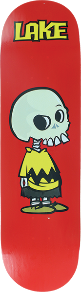 LAKE LOVABLE LOSER SKATEBOARD DECK-8.3 YELLOW
