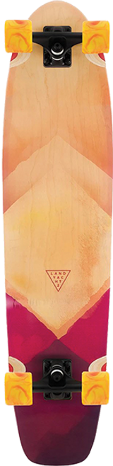 LANDYACHTZ RIPPER WATERCOLOR 130 SKATEBOARD COMPLETE-9x36.9