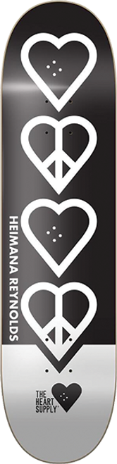 HEART SUPPLY REYNOLDS PEACE SKATE DECK-8.25 BLK