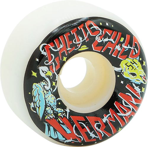 GHETTO CHILD HERMAN MOJAVE 54MM WHT WHEELS SET