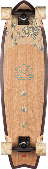 GLOBE CHROMANTIC SKATEBOARD COMPLETE-9.5x33 WHITE OAK/JAGUAR