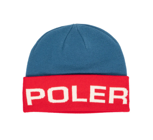 Poler Petrol Beanie French Blue One Size