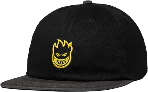 Spitfire Classic Big Head Black Charcoal Yellow Snapback