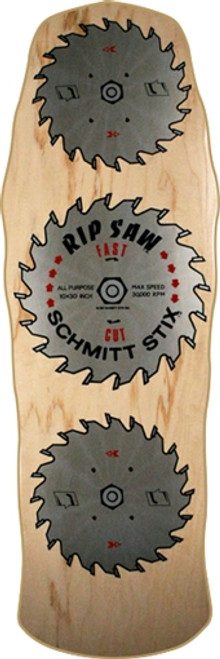 SCHMITT STIX RIPSAW Skateboard Deck-10x30 NAT