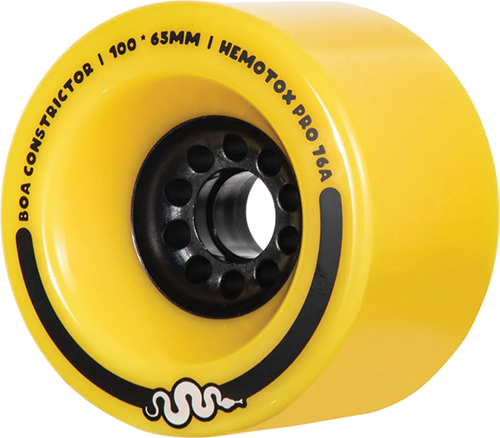 BOA CONSTRICTOR RACE 100mm 76a YELLOW WHEELS SET