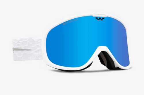 Electric PIKE Goggles Matte White Nuron Moss Blue