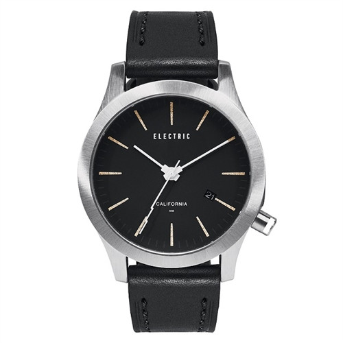 Electric FW03 Leather Watch Black Cream