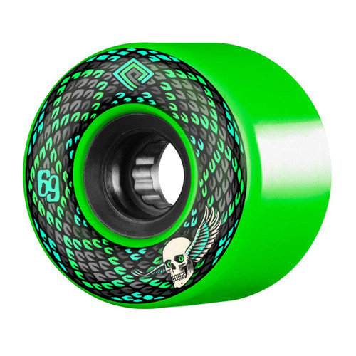 Powell Snakes Wheels Set Green 66mm/75a