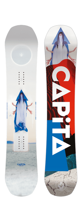 Capita Defenders of Awesome Snowboard 2022 White 155 wide